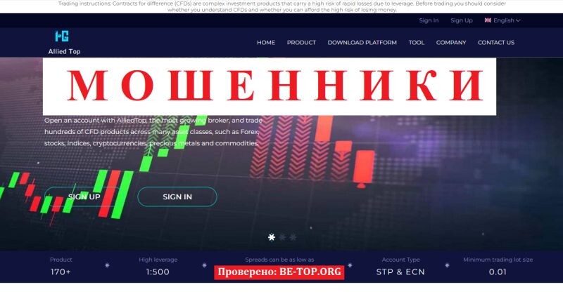 Брокер AlliedTop отзывы: полный разбор схемы и реальные риски