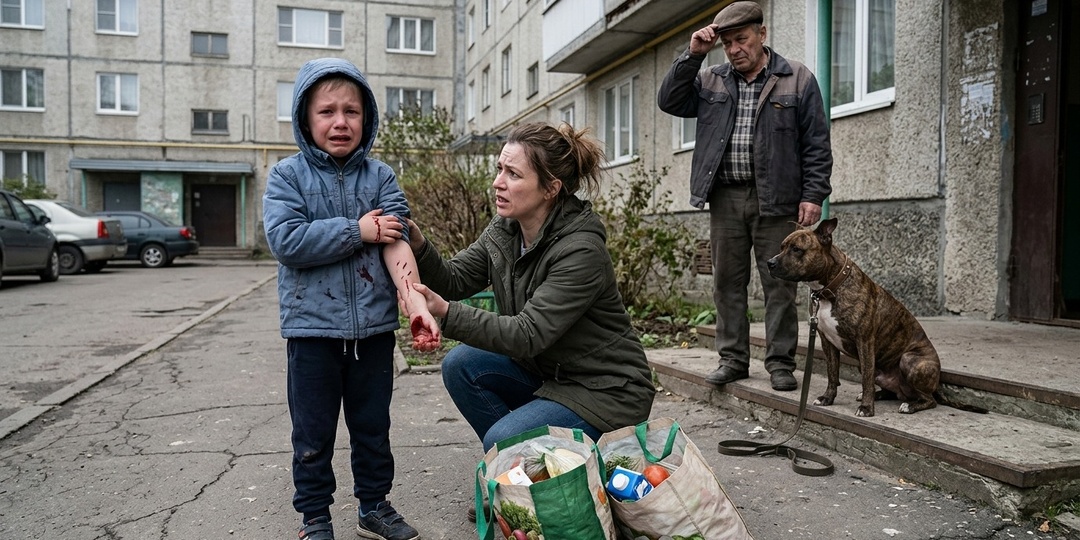 Собака бойцовской породы покусала ребёнка. Хозяин сказал: "До свадьбы заживёт"