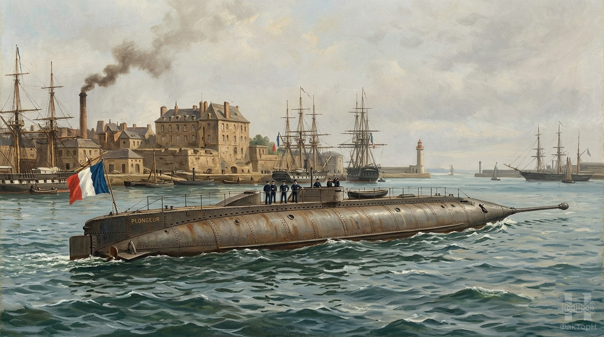 Подводная лодка "Plongeur"