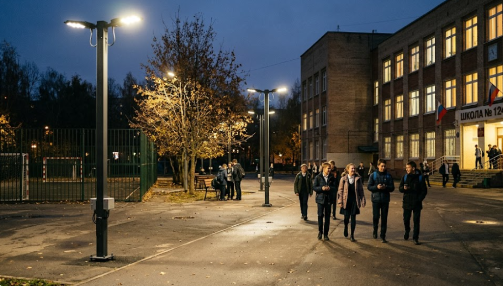 Качественное освещение — залог приятного и безопасного посещения занятий