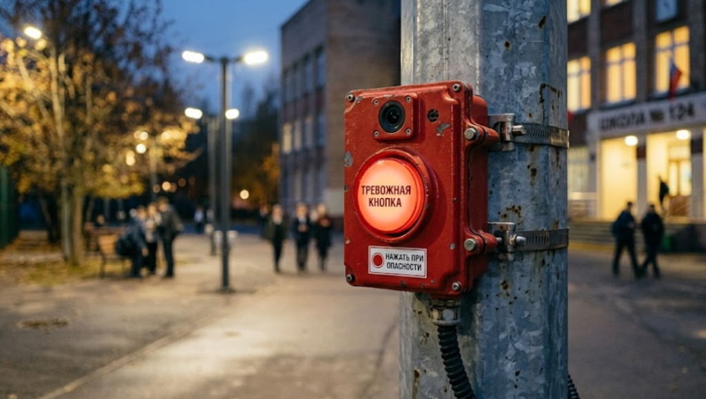 Большинство тревожных кнопок имеет подсветку и заметно в темноте