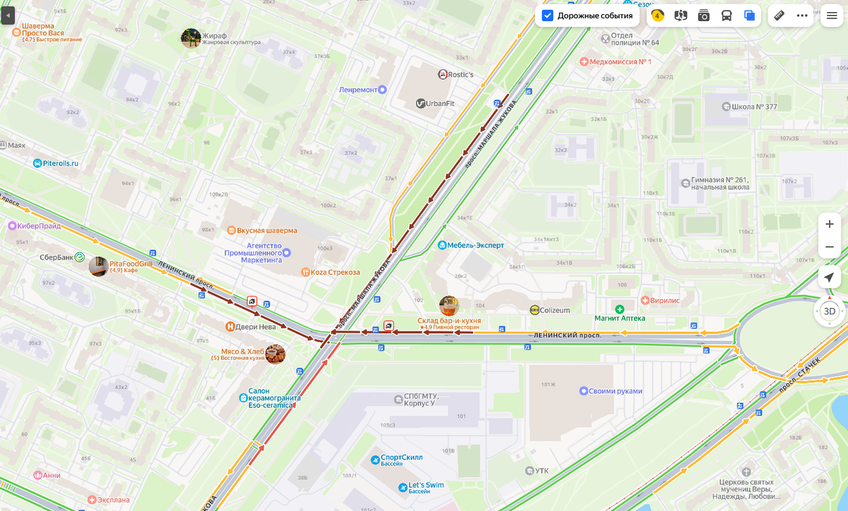 По данным Яндекс Карты
