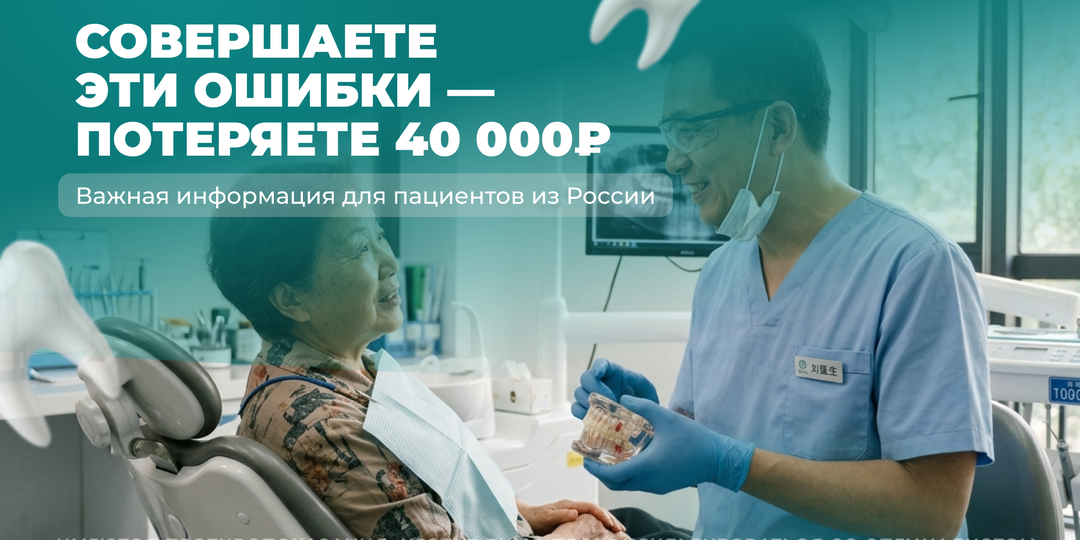 Деньги на ветер: 5 ошибок перед лечением зубов в Китае