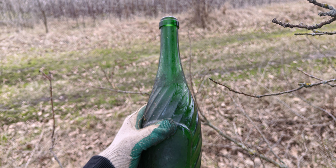 Весенний коп в лесополосе. Без находок, как всегда, я не уехал