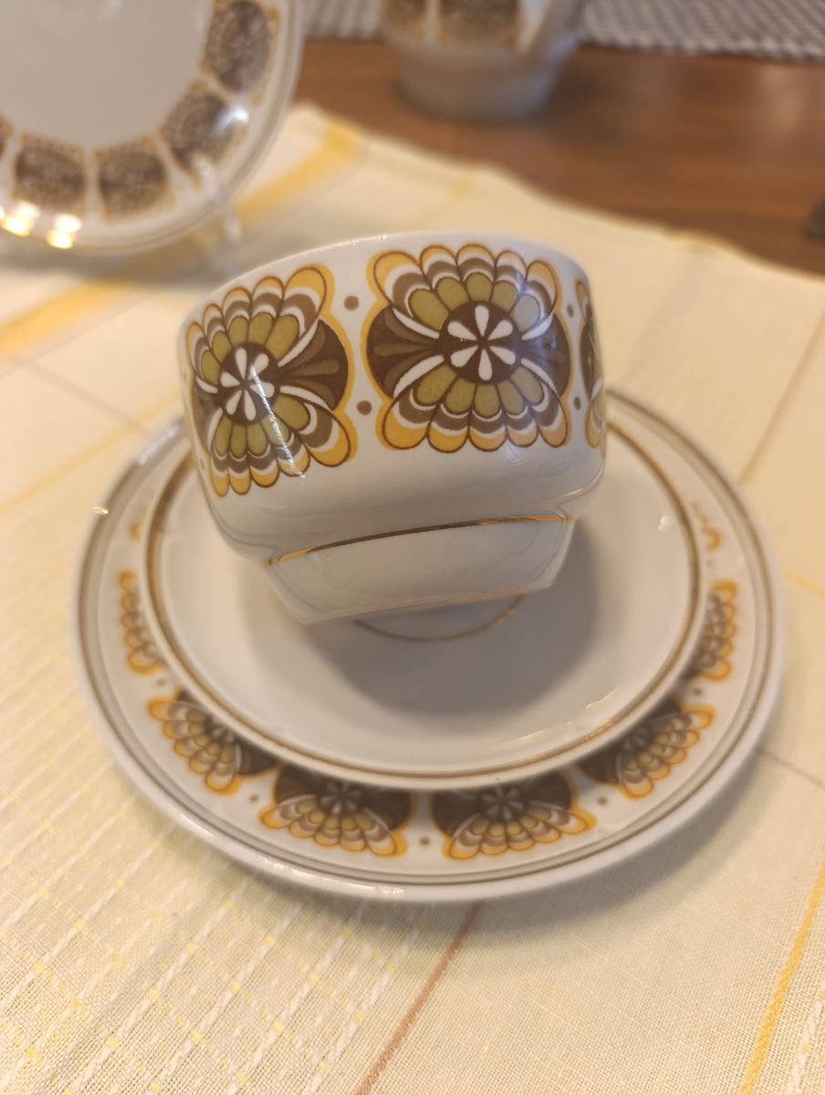 Кофейный сервиз Айя1, Рижский фарфоровый завод