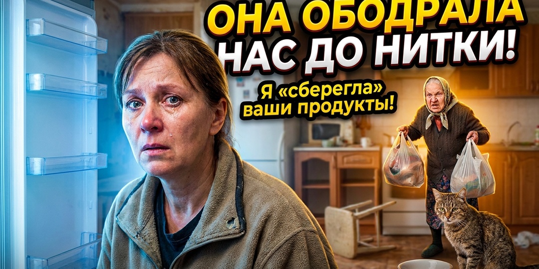 — Я просто спасла вашу еду от гнили! — кричала свекровь, пряча сумки.