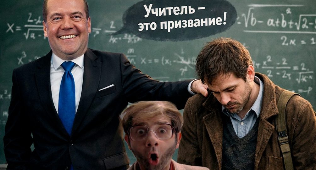 «Ой! А кто это сделал?»: Дмитрий Медведев, отправивший учителей в бизнес, спустя 10 лет озаботился отсутствием педагогов в школах