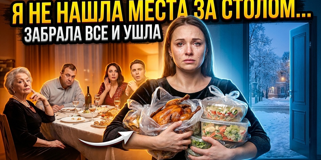 — Пусть Тая на кухне поест, ей тут места нет! — заявила свекровь при гостях.