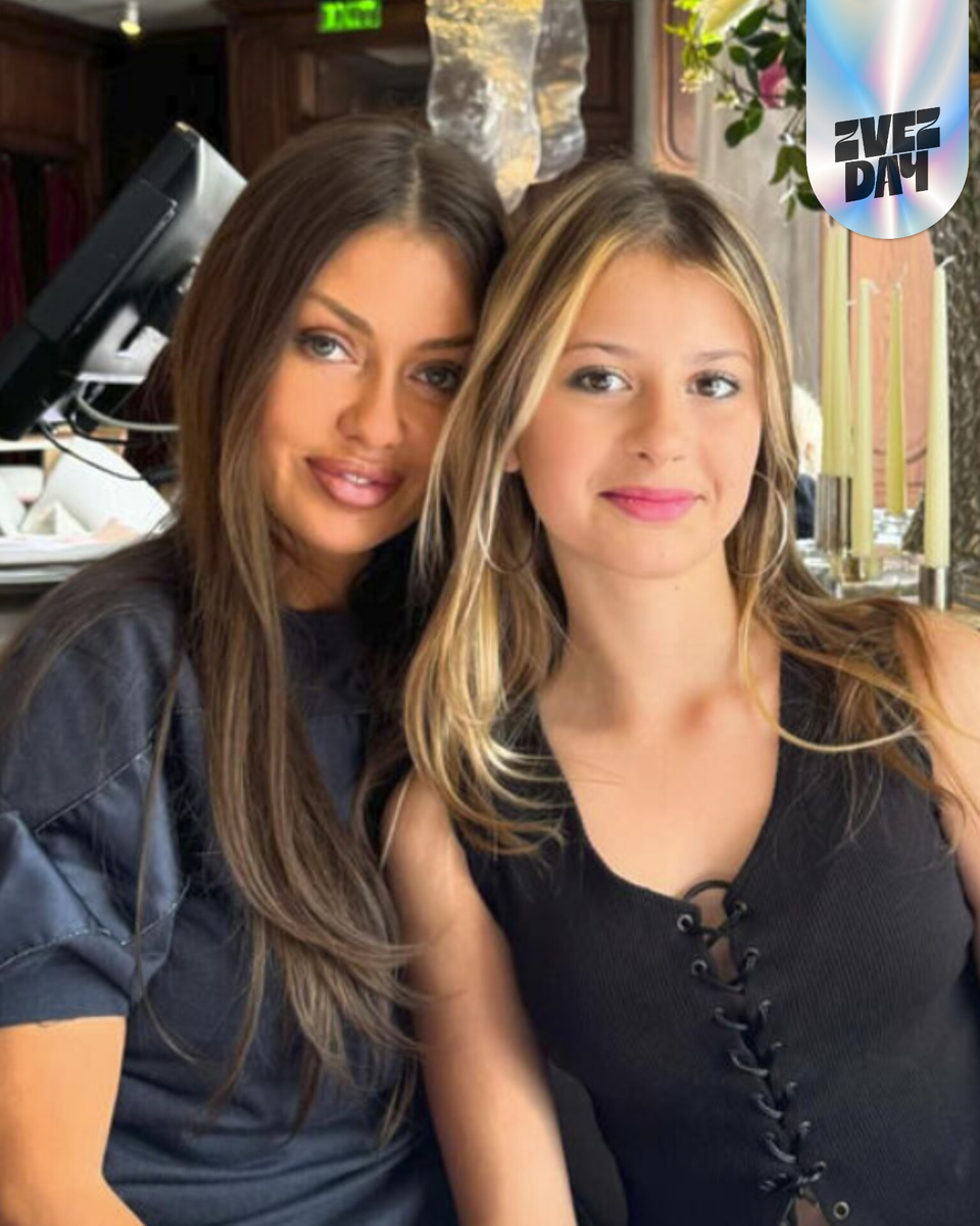 Виктория Боня с дочерью Анджелиной.