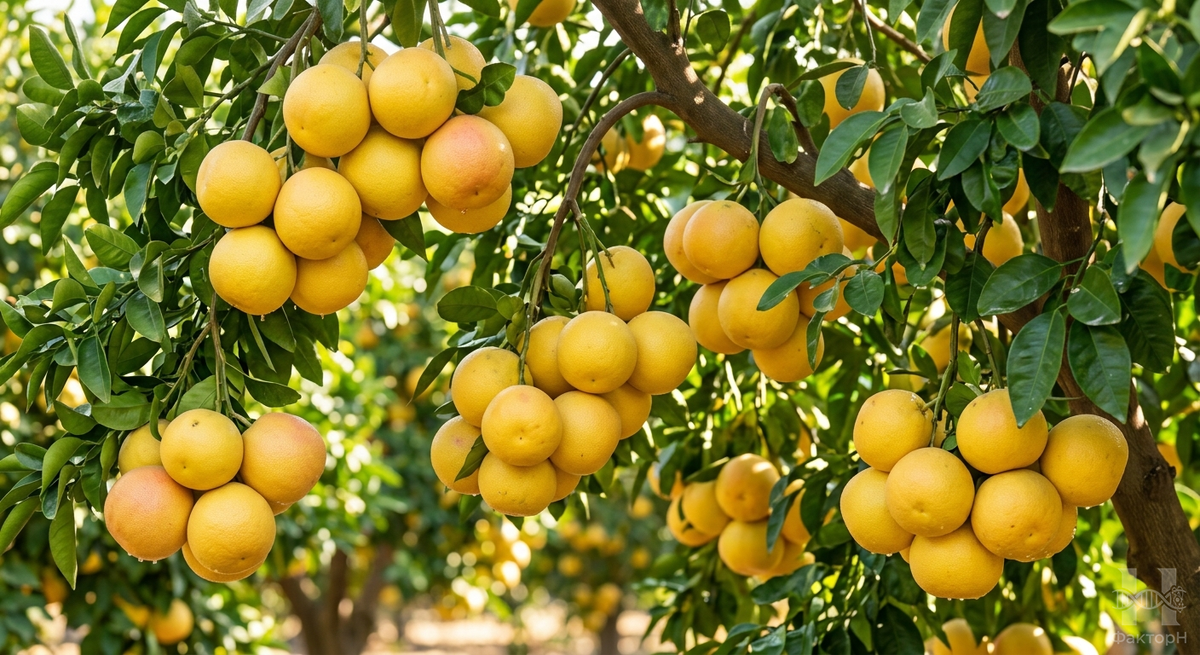 Плантация грейпфрута