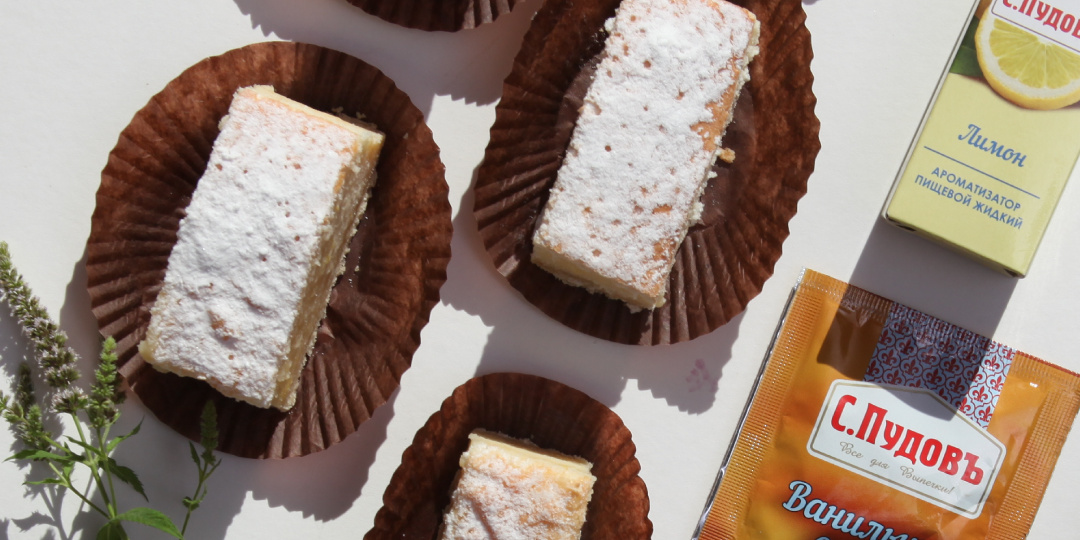 Пирожные лимонные