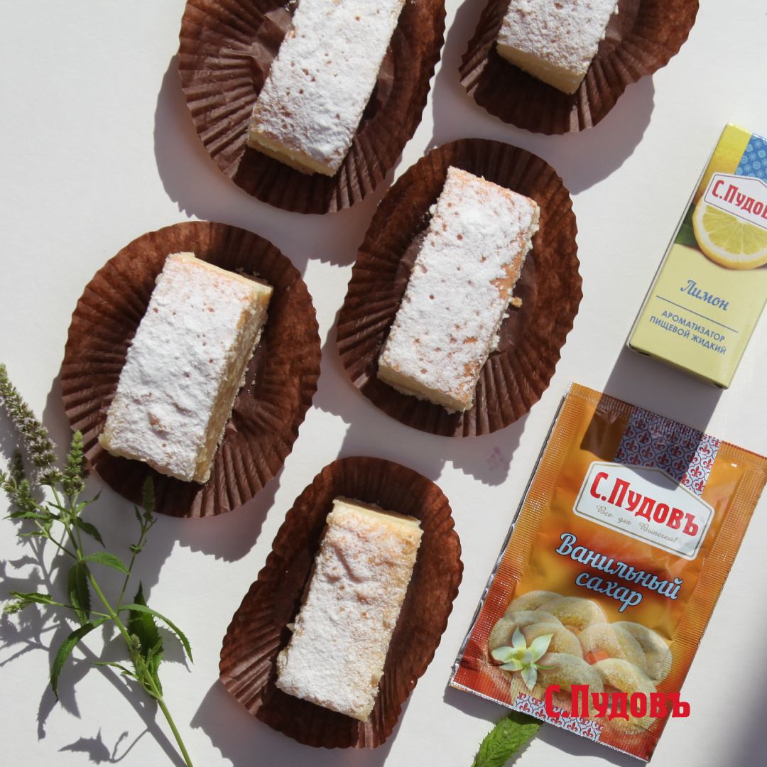 Пирожные лимонные