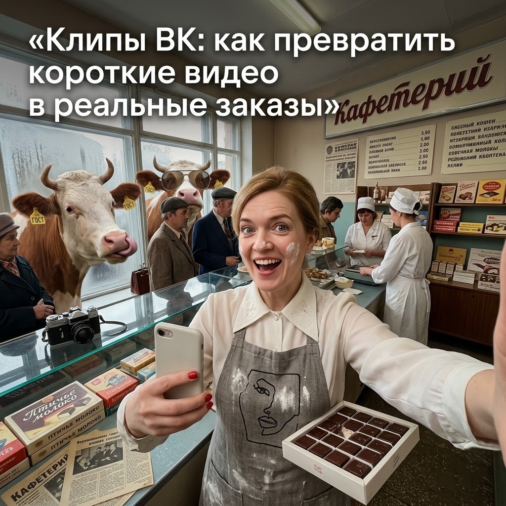    Конвертация просмотров Клипов ВК в реальные заказы admin