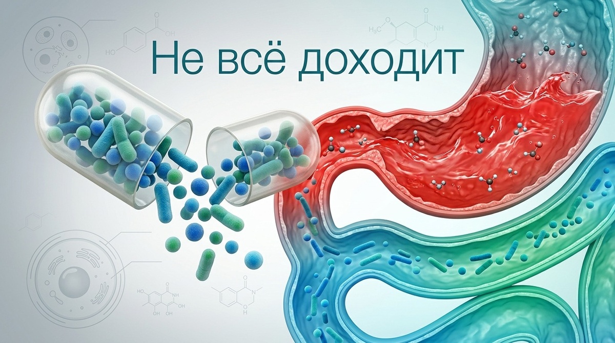 если бактерии живые, как они вообще переживают желудок?