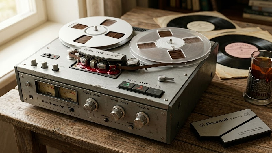 Ростов-105: советский катушечник за 980 рублей с японскими головками TEAC внутри