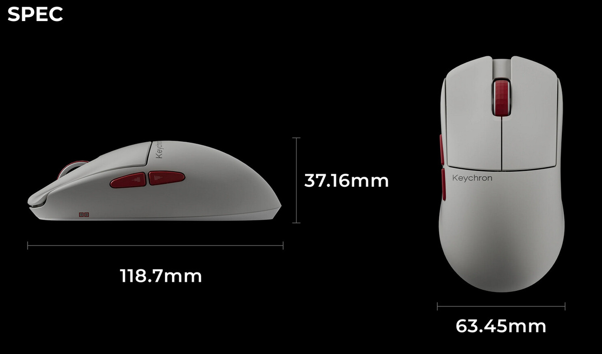    Keychron представила G4 и G5 — лёгкие игровые мыши с частотой опроса 8000 Гц