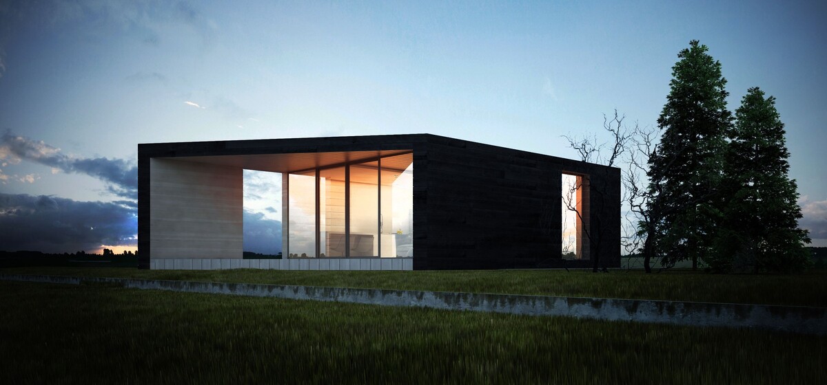 Дом в стиле Минимализм