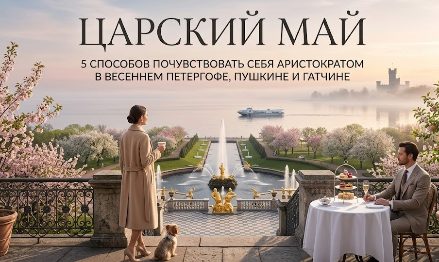 Царский май: 5 способов почувствовать себя аристократом в весеннем Петергофе, Пушкине и Гатчине