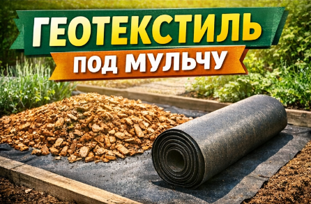 Геотекстиль под мульчу в огороде