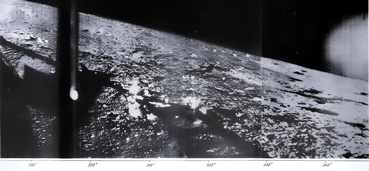 Панорама Луны / "Луна-13" 1966 год 