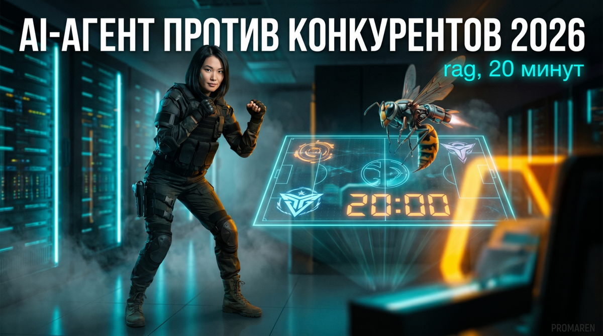    AI-агент с RAG ежечасно обновляет данные о конкурентах и показывает слабые зоны ниши | Марина Погодина, PROMAREN Марина Погодина