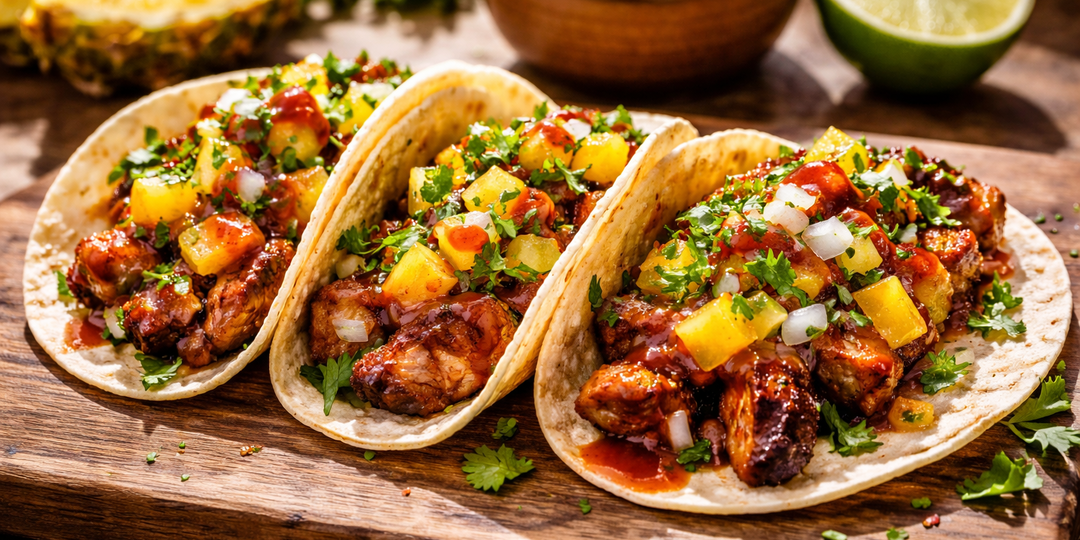 Свинина, маринованная в ачиоте и апельсинах — настоящий street food из Мехико