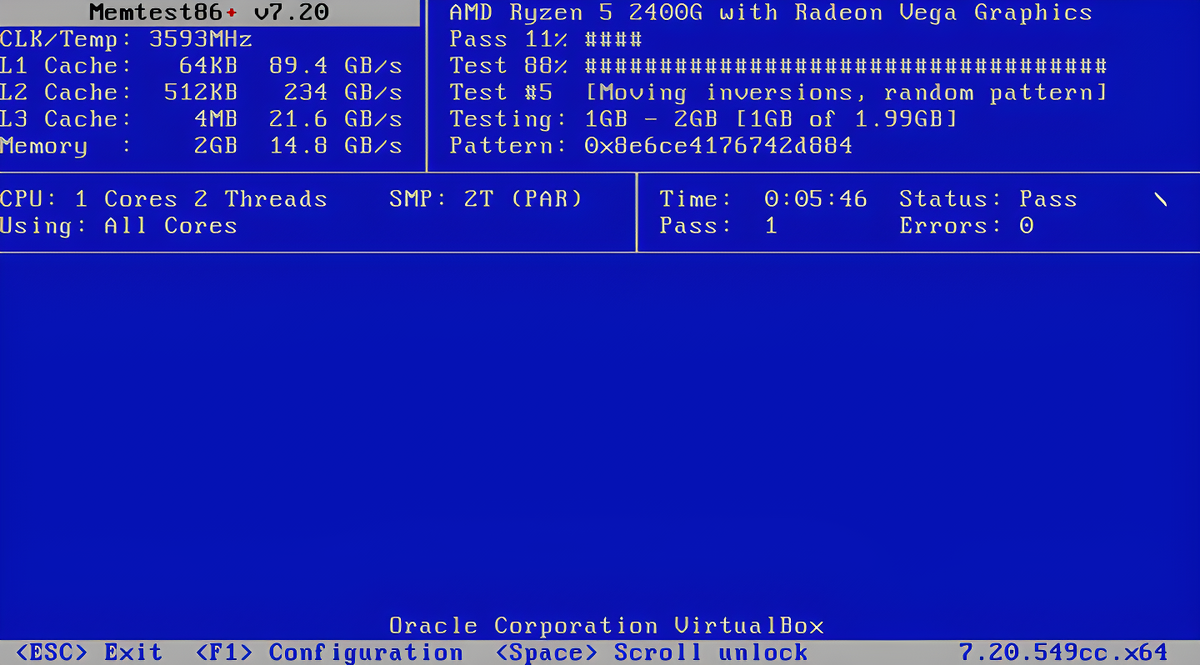 Тест памяти на ошибки