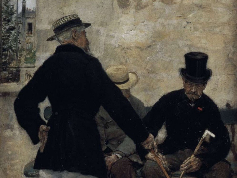     Жан-Франсуа Рафаэлли. Разговоры об оружии и политике (фрагмент). 1884