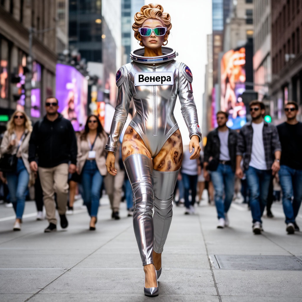 Венера шагает в светлое будущее назад