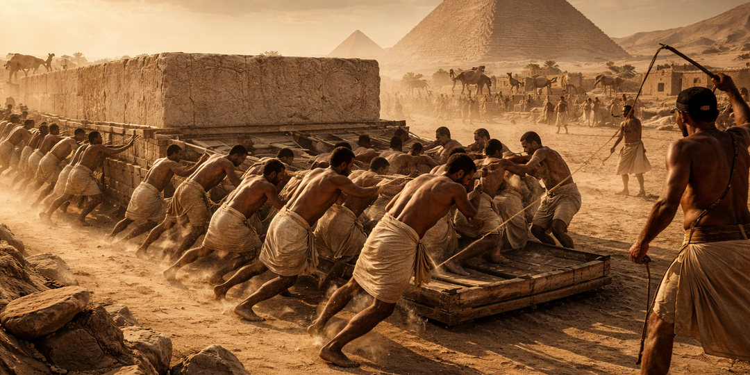 Пирамиды Египта: как древние строители поднимали 80-тонные блоки?
