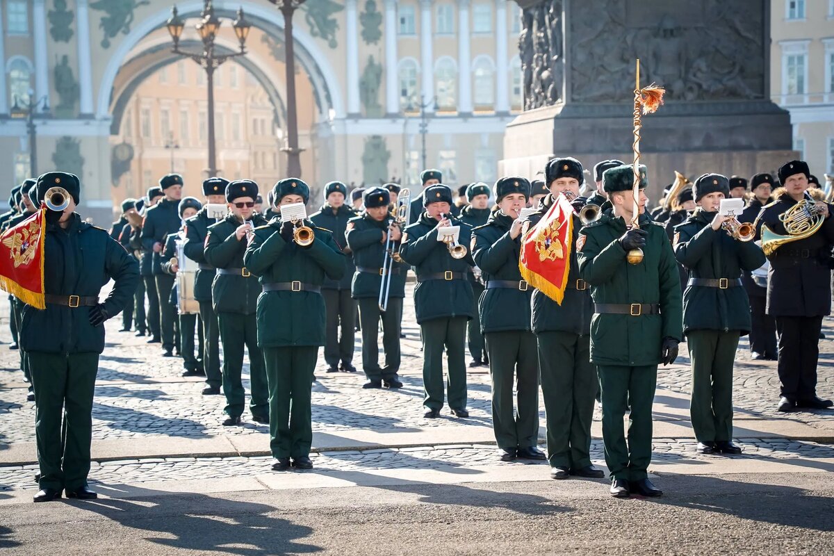    Репетиция 2 апреля 2026 года. Фото: пресс-служба Росгвардии по СЗФО