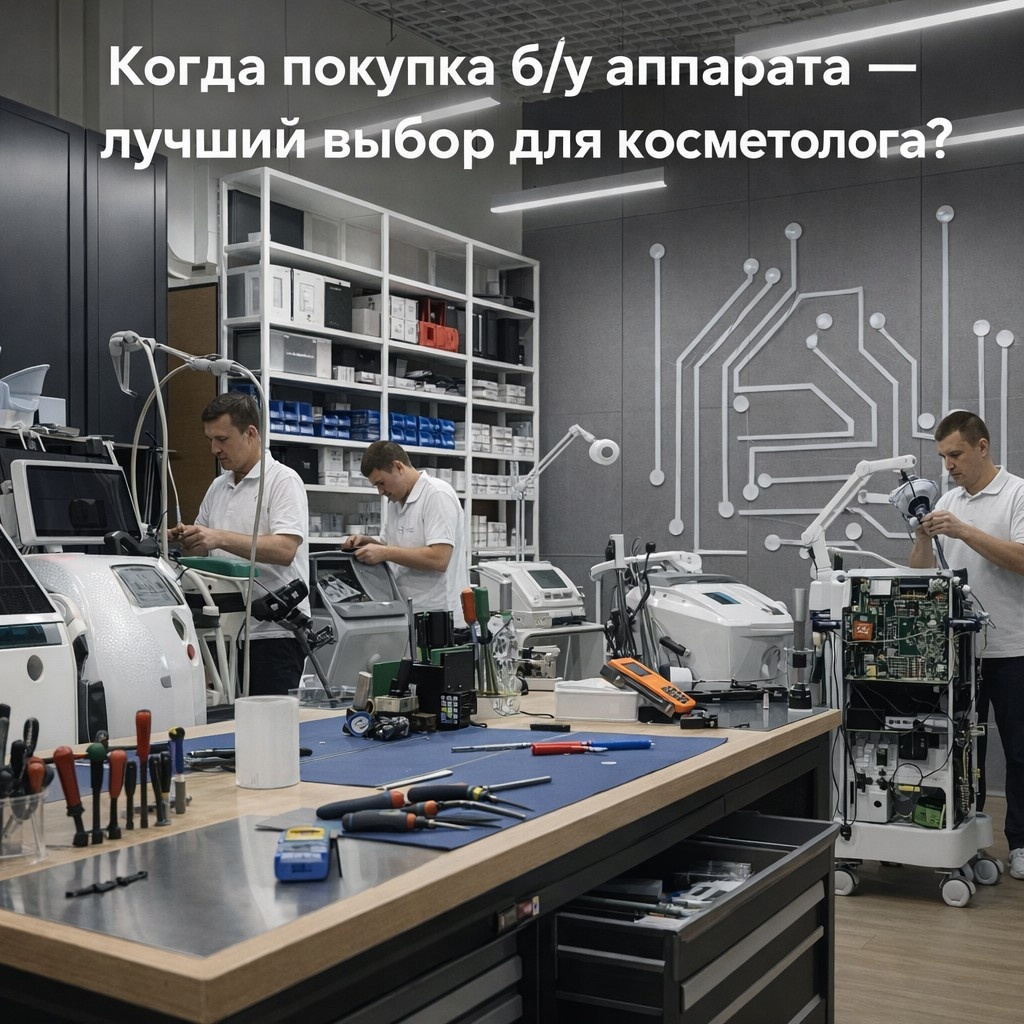 Когда покупка б/у аппарата — лучший выбор для косметолога?