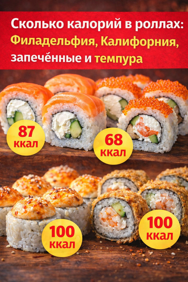 Калории в роллах