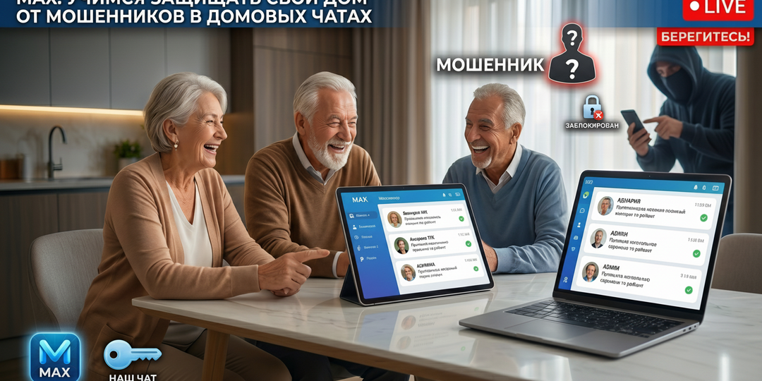 МАХ и мошеники в домовых чатах, история обманов набирает обороты