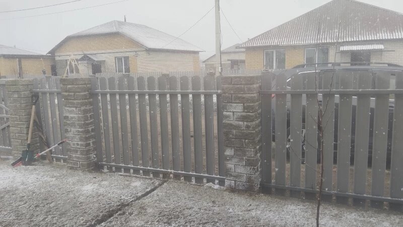     Снегопад в пригороде Барнаула. Александра Стаценко