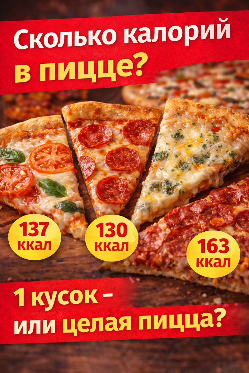 Пицца Калории