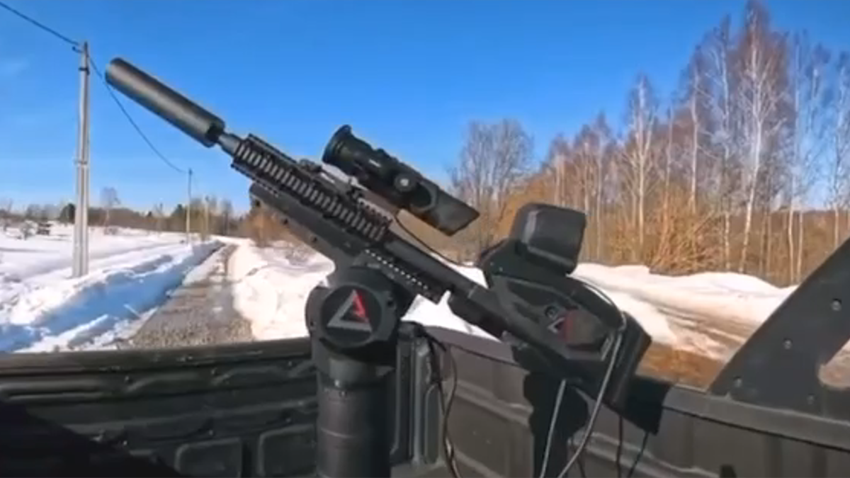 Российский роботизированный снайперский комплекс Двойник компании Лобаев Армс 