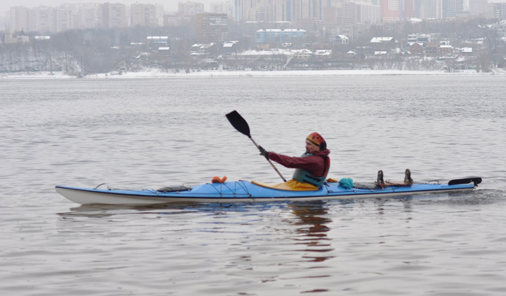 Каяк Коротик от Tolmarine в суровых условиях