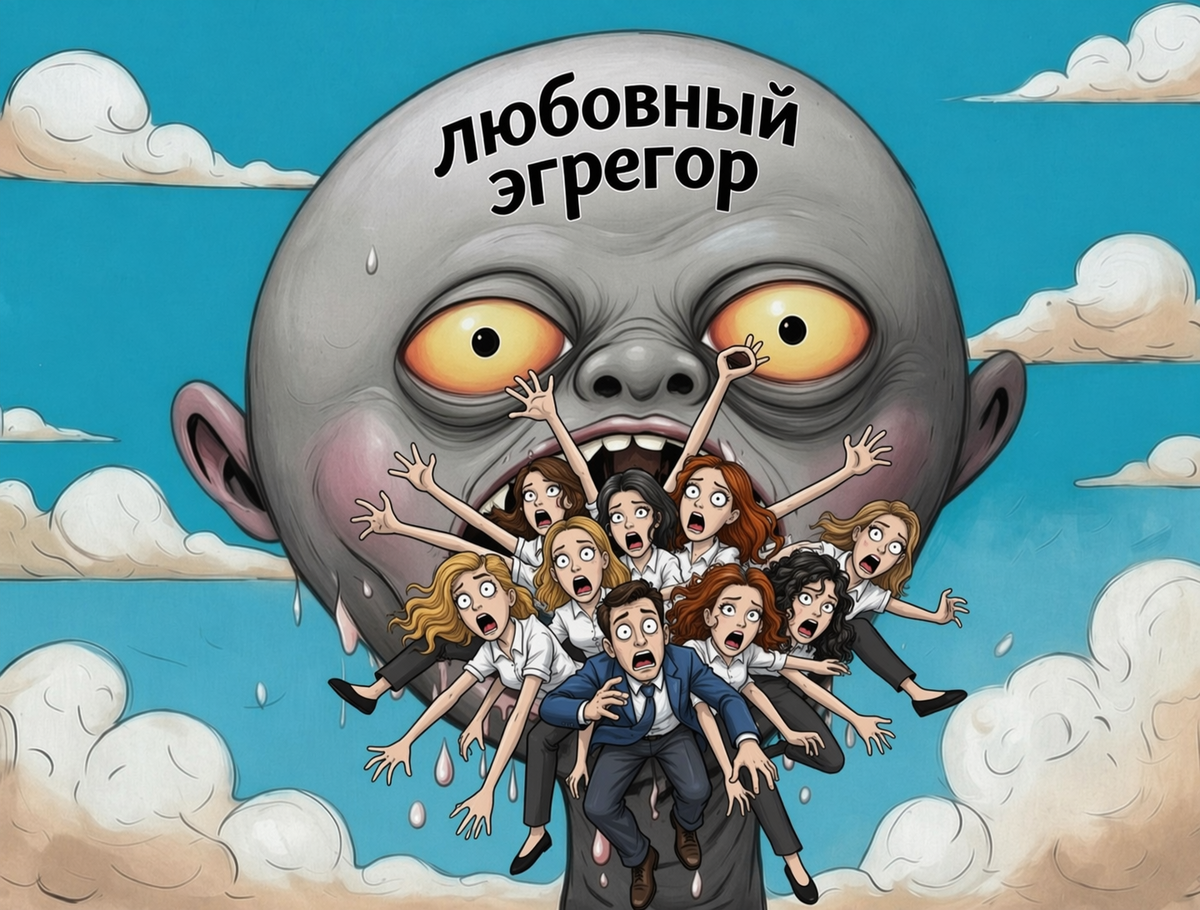любовный эгрегор пережевывает нас