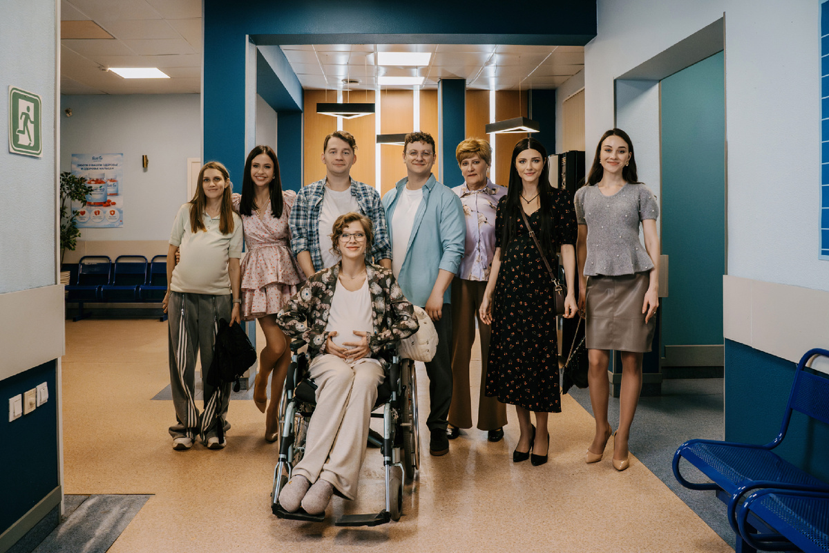 Поддержать Галину Сергеевну на родах соберется вся семья.