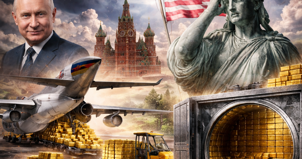 «Россия стала причиной массового вывоза золота из США»: из-за Москвы Штаты могут лишиться 1200 тонн