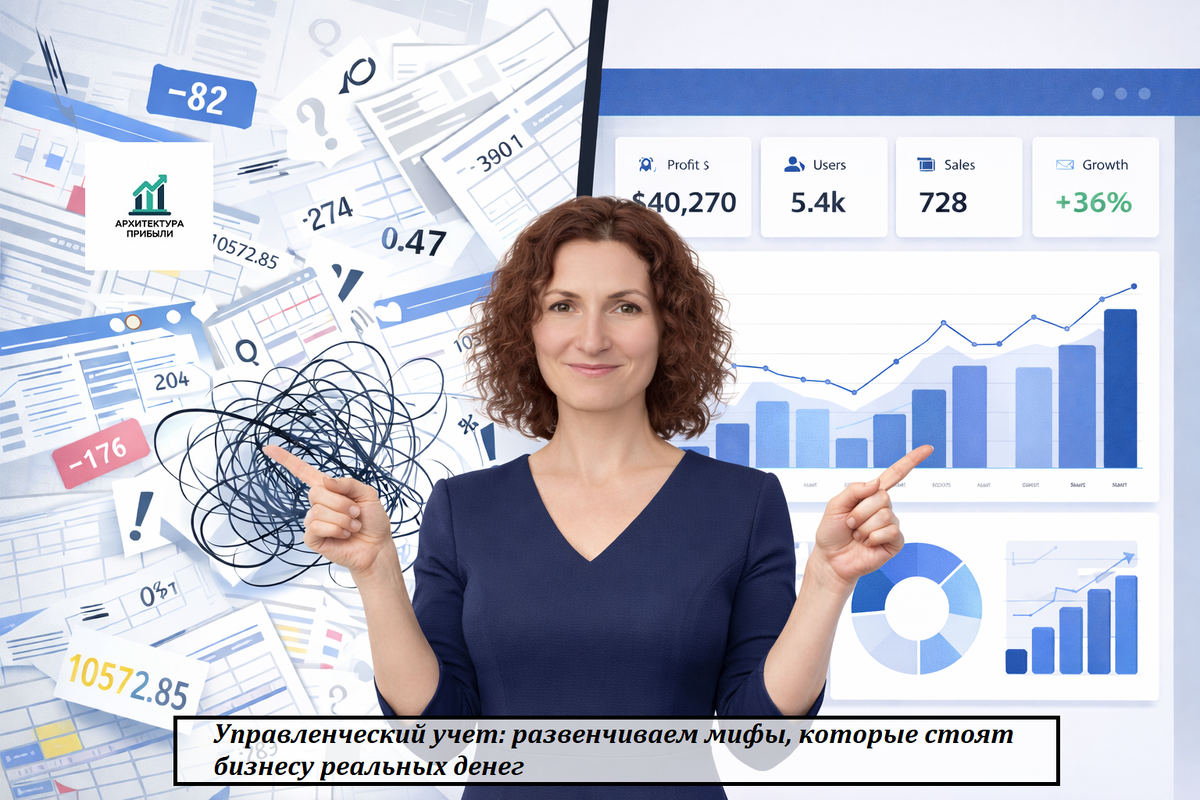 Управленческий учет для решения управленческих задач, а не для "отчетов в собственном соку"