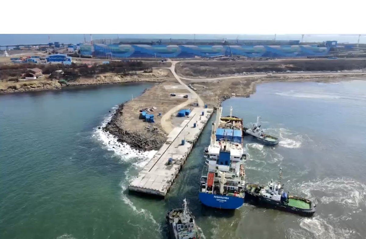 Вид на терминал "Остерра" в Хабаровском крае