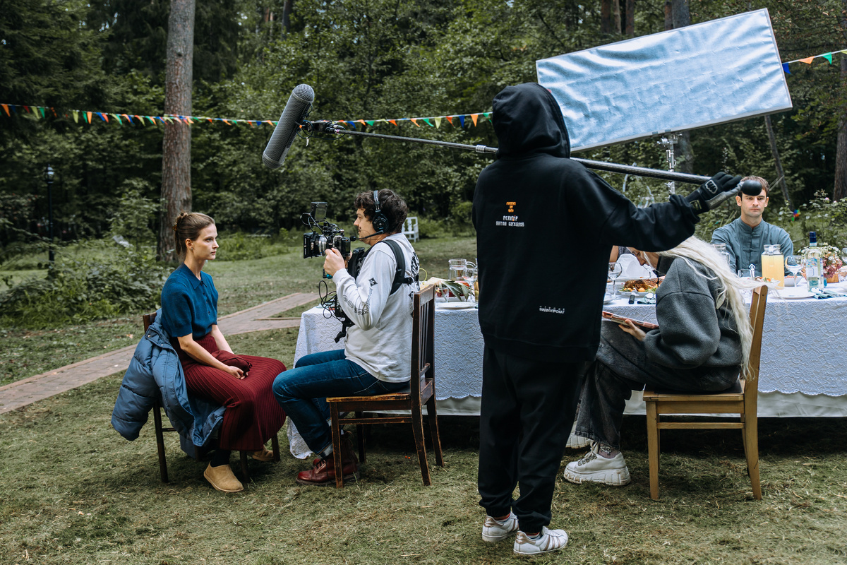 На площадке проекта.