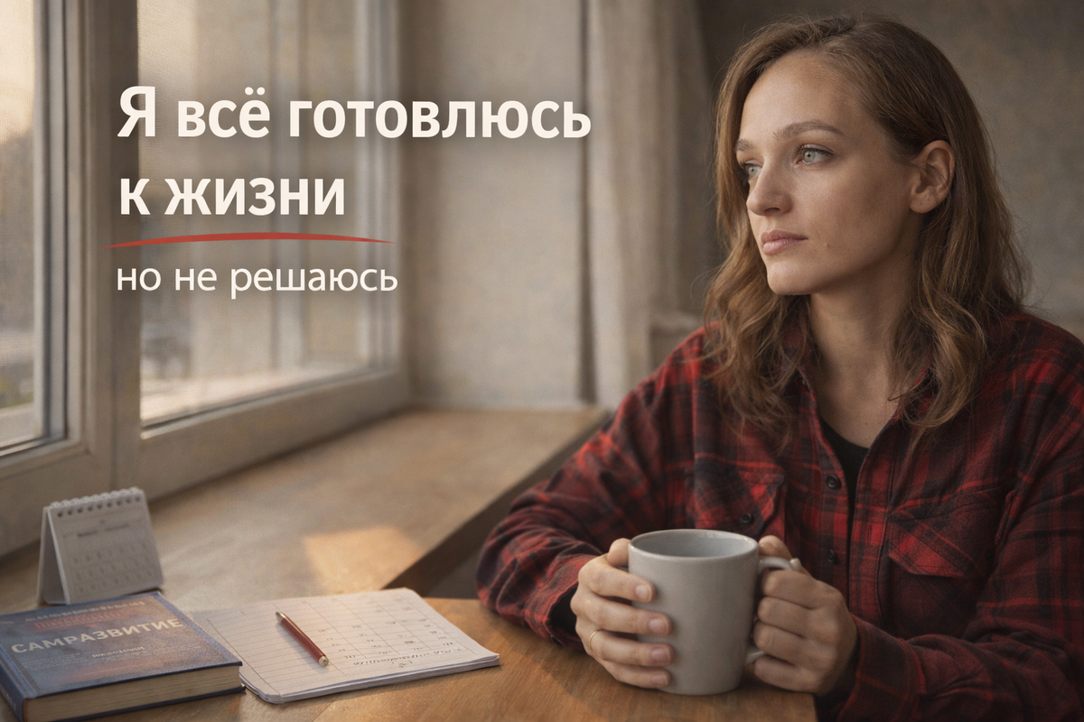 как перестать откладывать жизнь
я живу ожиданием
как начать жить сейчас
откладываю на потом