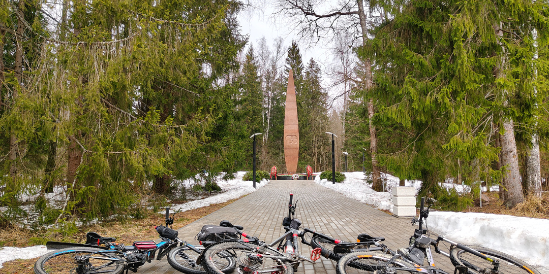 Гагаринский велозаезд. Почтили память Юрия Гагарина.
