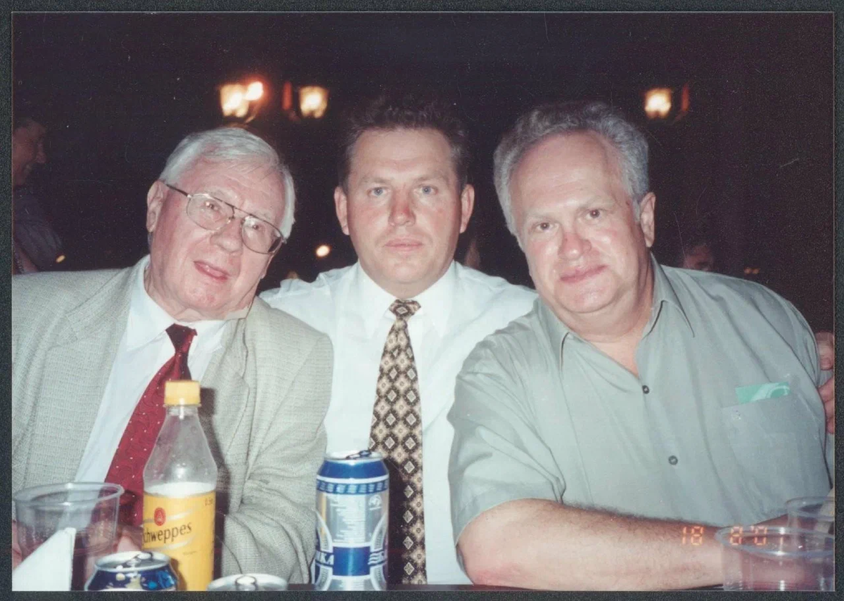 В.В.Афанасьев, Юрий Саульский и Анатолий Кролл. Из фондов Музея музыки.