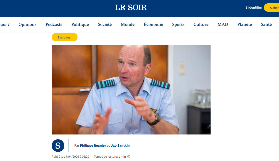    Генерал Фредерик Вансина. Скриншот: lesoir.be