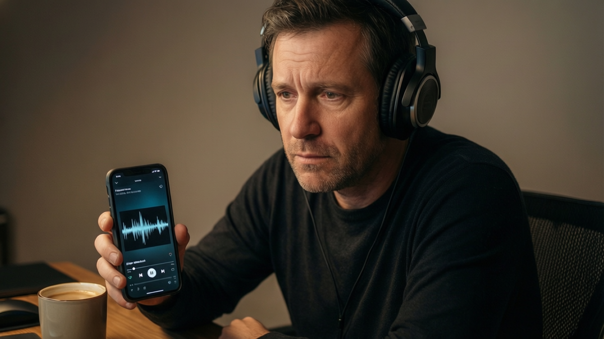 Сомнение в наушниках