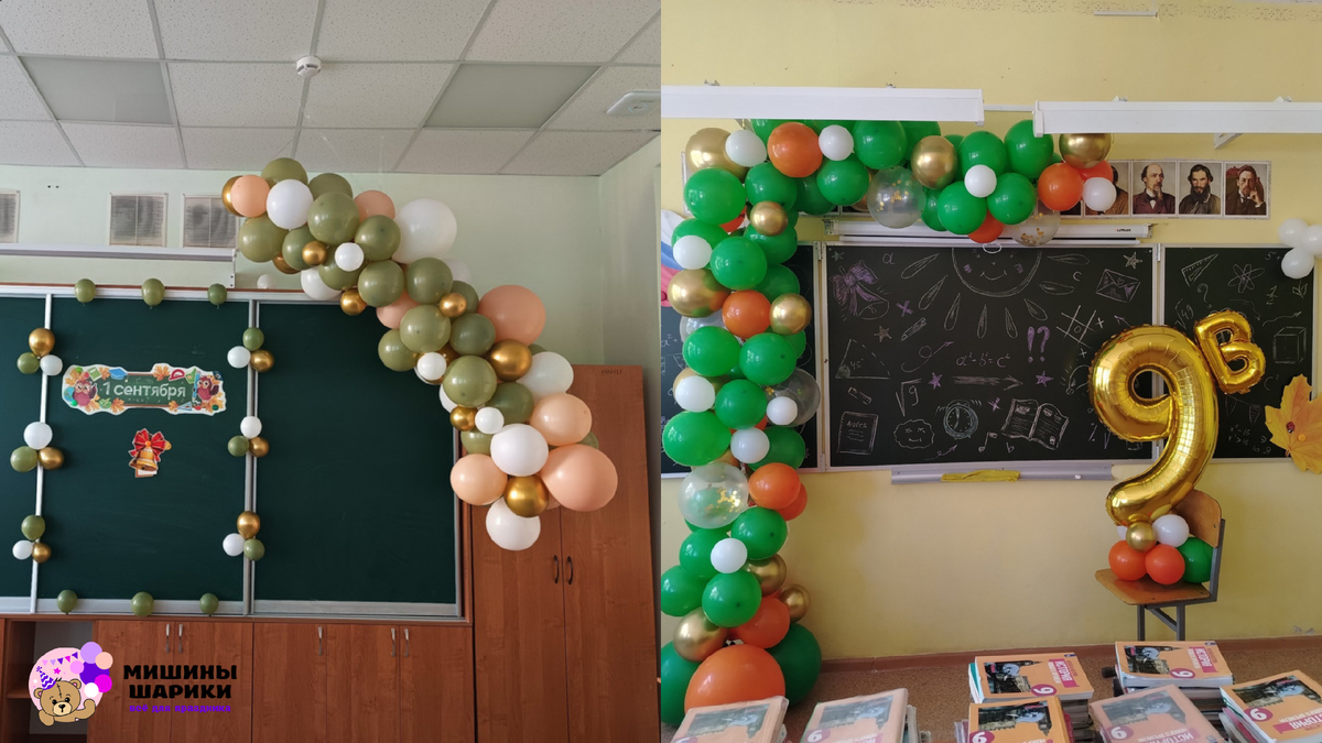 Оформление класса на выпускной